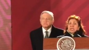 AMLO (izquierda) reiteró que protegerán a quienes son víctimas de violación a derechos humanos.