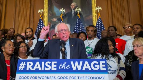El senador independiente de Vermont, Bernie Sanders.