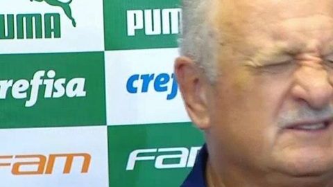 El técnico brasileño Luiz Felipe Scolari experimentó un dolor agudo en conferencia de prensa.