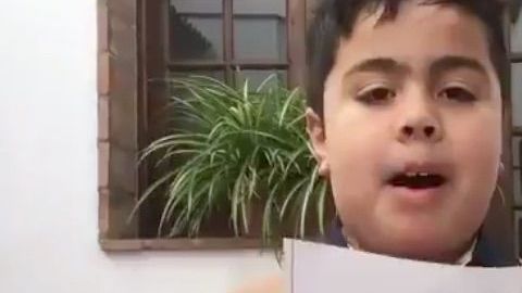 Un niño pide que los Reyes Magos "se lleven" al presidente.