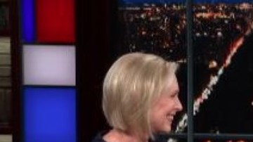 Gillibrand hizo el anuncio anoche en "Late Show With Stephen Colbert"