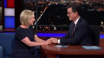 Gillibrand hizo el anuncio anoche en "Late Show With Stephen Colbert"