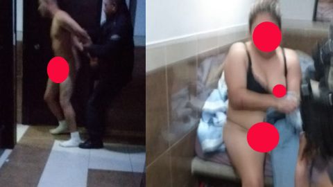 Una escena grotesca.
