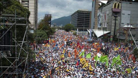 Protestas en Venezuela.
