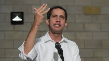 Juan Guaidó, presidente "encargado de Venezuela".