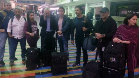 Jorge Ramos y su equipo deportado