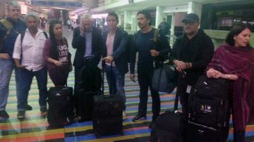 Jorge Ramos y su equipo deportado