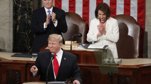 Trump en el Discurso del Estado de la  Unión.