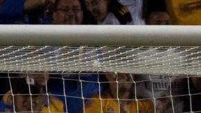 Jugadores de Tigres festejan el triunfo ante Deportivo Saprissa en la vuelta de octavos de Concachampíons.