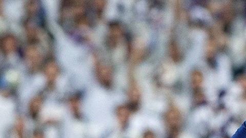 El delantero argentino del FC Barcelona Lionel Messi ante el Real Madrid.