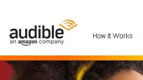 Captura de pantalla de Audible Latino de Amazon.