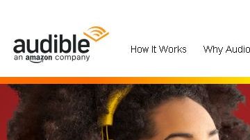Captura de pantalla de Audible Latino de Amazon.