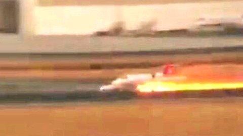 Se despistó la avioneta ambulancia.