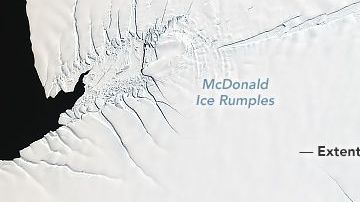 La preocupación es causada por la fisura visible en el centro de la imagen.