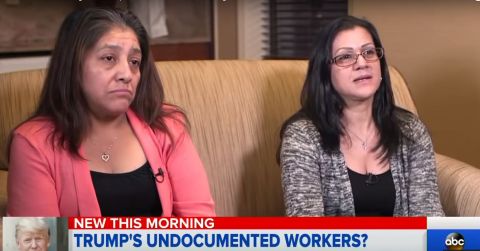 Victorina y Sandra contaron sus historias como empleadas de Trump.