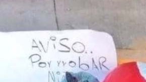 Una de las fotos del decapitado que circula en redes.