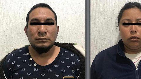 Rutilo y Karla fueron detenidos en el Estado de México.