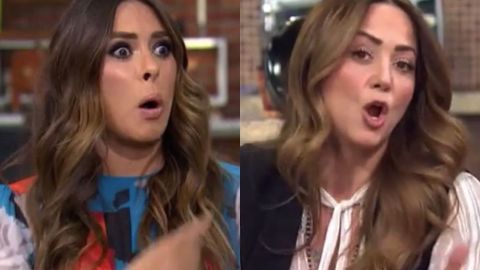Galilea Montijo y Andrea Legarreta.