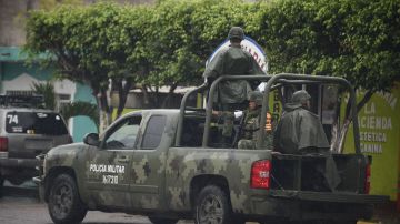 Efectivos de la Policía Militar de México.
