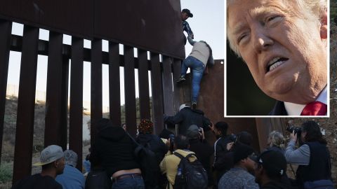 El presidente Trump teme que aumenten las caravanas a EEUU.