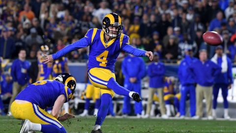 Greg Zuerlein pateador de Los Angeles Rams podría ser factor decisivo en el Super Bowl.