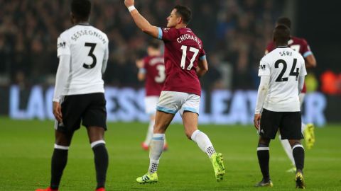 Javier "Chicharito" Hernández suma cinco goles en la actual temporada de la Premier League