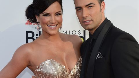 Gaby Espino y Jencarlos Canela.