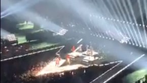 Un momento del show del medio tiempo del Super Bowl LIII en Atlanta.