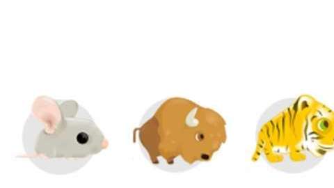 Los animales del horóscopo chino.