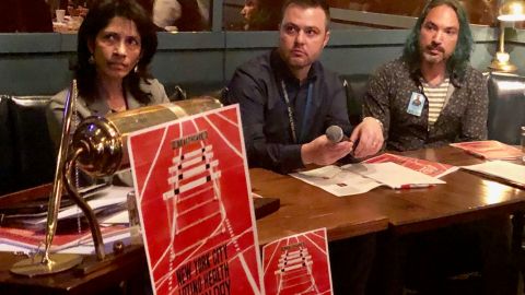 Parte de los panelistas y expertos que participaron en el Séptimo Día de Acción por la Salud de los Latinos en la Ciudad de Nueva York.