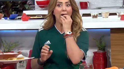 Andrea Legarreta en "Hoy"