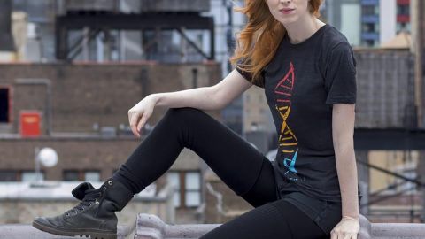 La fotógrafa británica proviene de esa subcultura de escaladores urbanos