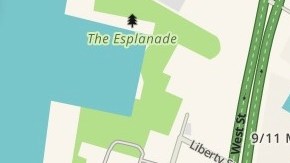 Presencia policial en vivo en el Distrito Financiero