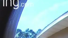 Cámara de seguridad capta imágenes de los perros salvando a su dueña.