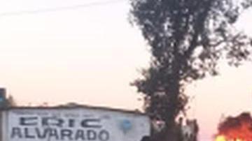 Explosión en toma clandestina.