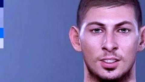 Imagen del futbolista argentino Emiliano Sala en el videojuego FIFA 19.