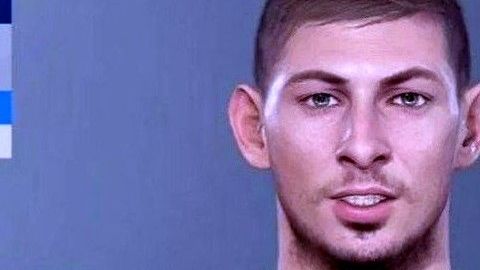 Imagen del futbolista argentino Emiliano Sala en el videojuego FIFA 19.