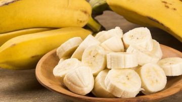 Postre de banana fácil, rico y saludable.
