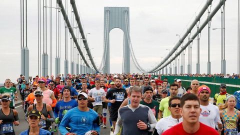 La apetecida competencia comienza en el Puente Verrazzano