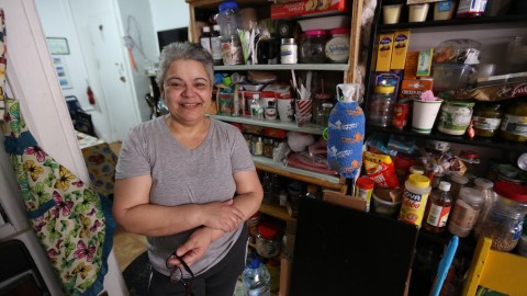 Martha Da Silva Martinez en su casa de Brooklyn.
