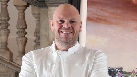 El antes y el después del chef Tom Kerridge.