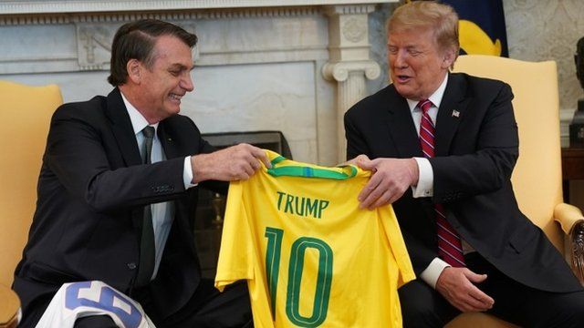 Trump y Bolsonaro se reunieron este martes en la Casa Blanca.