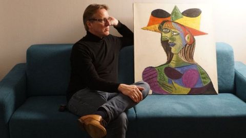 Arthur se pasó cuatro años buscando el retrato de Picasso.