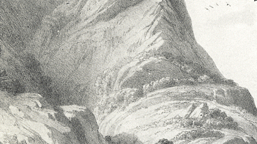 Un grabado del siglo XVI muestra a los españoles llevando botes de Tlaxcala a Tenochtitlan.