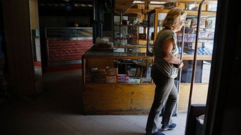 Venezolanos sin luz.