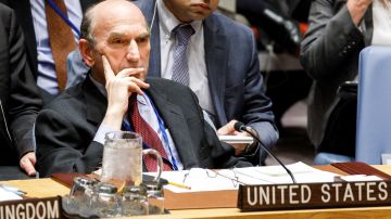 Elliott Abrams en el Consejo de Seguridad de la ONU el 28 de febrero 2019