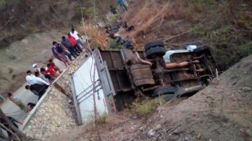 El accidente se produjo en Chiapas