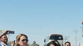 Periodistas protestan en Sonora.