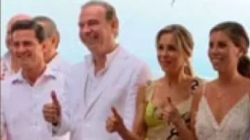 Enrique Peña Nieto en una boda en Acapulco.