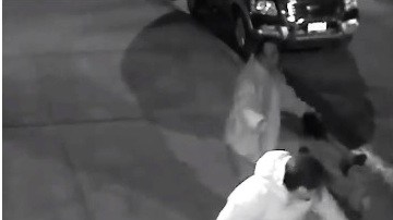 El ataque captado en video